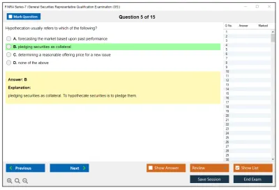 FINRA Series-7 General Securities Representative Qualification Examination (GS) Practice test exam simulator test engine exam Prep practice test questions answers Image 5