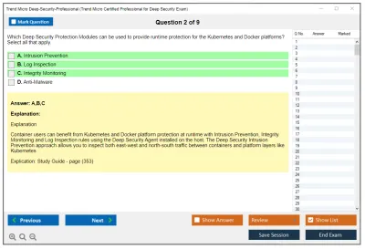 Trend Micro Deep-Security-Professional Trend Micro Certified Professional for Deep Security Exam Practice test exam simulator test engine exam Prep practice test questions answers Image 2