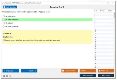 Linux Foundation KCNA Kubernetes and Cloud Native Associate (KCNA) Practice test exam simulator test engine exam Prep practice test questions answers Image 8