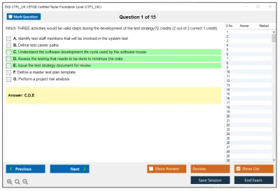 iSQI CTFL_UK ISTQB Certified Tester Foundation Level (CTFL_UK) Practice test exam simulator test engine exam Prep practice test questions answers Image 1