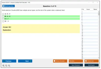 Huawei H20-871 Huawei Certified Field Specialist - IVS Practice test exam simulator test engine exam Prep practice test questions answers Image 3
