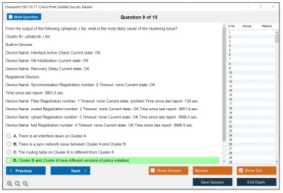 Checkpoint 156-115.77 Check Point Certified Security Master Practice test exam simulator test engine exam Prep practice test questions answers Image 9