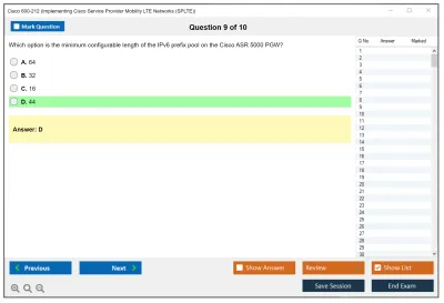 Cisco 600-212 Implementing Cisco Service Provider Mobility LTE Networks (SPLTE) Practice test exam simulator test engine exam Prep practice test questions answers Image 9