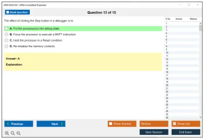 ARM EN0-001 ARM Accredited Engineer Practice test exam simulator test engine exam Prep practice test questions answers Image 13