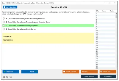 Cisco 210-060 CCNA Collaboration Implementing Cisco Collaboration Devices (CICD) Practice test exam simulator test engine exam Prep practice test questions answers Image 18