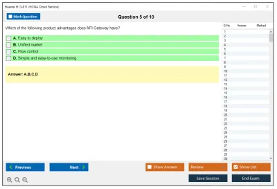 Huawei H13-811 HCNA Cloud Service Practice test exam simulator test engine exam Prep practice test questions answers Image 5