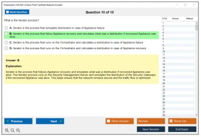 Checkpoint 156-835 Check Point Certified Maestro Expert Practice test exam simulator test engine exam Prep practice test questions answers Image 10