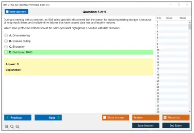 IBM C1000-020 IBM New Workloads Sales V2 Practice test exam simulator test engine exam Prep practice test questions answers Image 5