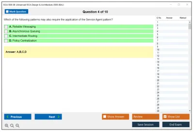 SOA S90.08 Advanced SOA Design & Architecture Practice test exam simulator test engine exam Prep practice test questions answers Image 4