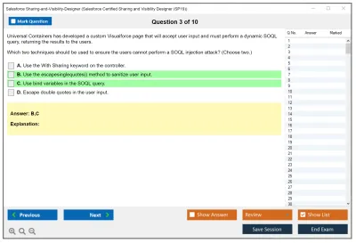 Salesforce Sharing-and-Visibility-Designer Salesforce Certified Sharing and Visibility Designer Practice test exam simulator test engine exam Prep practice test questions answers Image 3