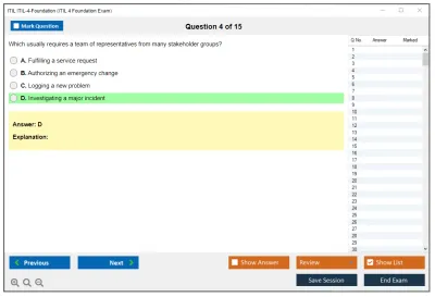ITIL ITIL-4-Foundation ITIL 4 Foundation Exam Practice test exam simulator test engine exam Prep practice test questions answers Image 4