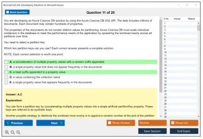 Microsoft AZ-204 Developing Solutions for Microsoft Azure Practice test exam simulator test engine exam Prep practice test questions answers Image 11