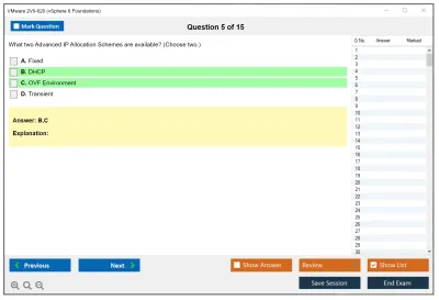 VMware 2V0-620 vSphere 6 Foundations Practice test exam simulator test engine exam Prep practice test questions answers Image 5