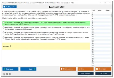 Amazon AWS AWS-Certified-Solutions-Architect-Associate-SAA-C02 AWS Certified Solutions Architect - Associate (SAA-C02) Practice test exam simulator test engine exam Prep practice test questions answers Image 20