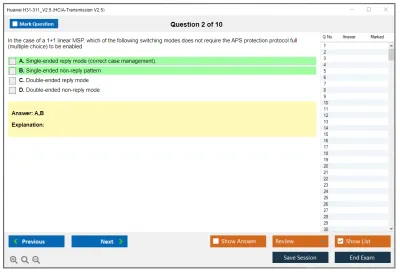 Huawei H31-311_V2.5 HCIA-Transmission V2.5 Practice test exam simulator test engine exam Prep practice test questions answers Image 2