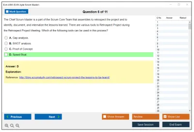 Exin ASM EXIN Agile Scrum Master Practice test exam simulator test engine exam Prep practice test questions answers Image 6