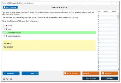 Appian ACD200 Appian Certified Senior Developer Practice test exam simulator test engine exam Prep practice test questions answers Image 9