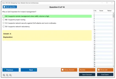 Cisco 300-320 Designing  Cisco Network Service Architectures Practice test exam simulator test engine exam Prep practice test questions answers Image 8