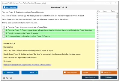 Microsoft PL-200 Microsoft Power Platform Functional Consultant Practice test exam simulator test engine exam Prep practice test questions answers Image 7