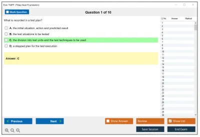 Exin TMPF TMap Next Foundation Practice test exam simulator test engine exam Prep practice test questions answers Image 1