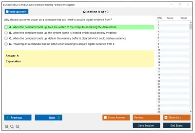 ECCouncil EC0-349 ECCouncil Computer Hacking Forensic Investigator Practice test exam simulator test engine exam Prep practice test questions answers Image 9