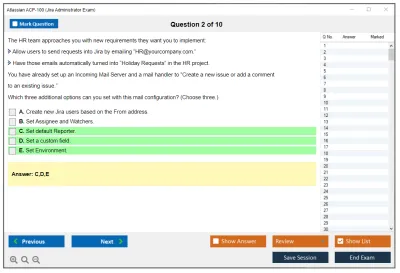 Atlassian ACP-100 Jira Administrator Exam Practice test exam simulator test engine exam Prep practice test questions answers Image 2