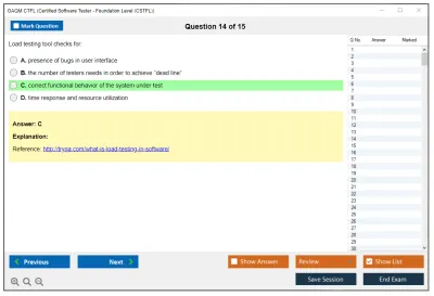 GAQM CTFL Certified Software Tester - Foundation Level (CSTFL) Practice test exam simulator test engine exam Prep practice test questions answers Image 14