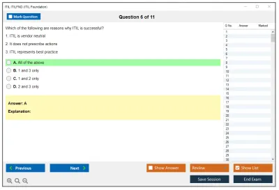 ITIL ITILFND ITIL – Foundation (v4) Practice test exam simulator test engine exam Prep practice test questions answers Image 6