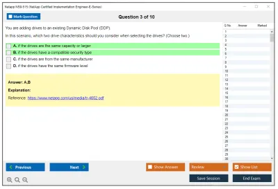 Netapp NS0-515 NetApp Certified Implementation Engineer-E-Series Practice test exam simulator test engine exam Prep practice test questions answers Image 3