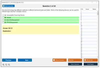 Huawei H12-711_V3.0 HCIA-Security V3.0 Practice test exam simulator test engine exam Prep practice test questions answers Image 5