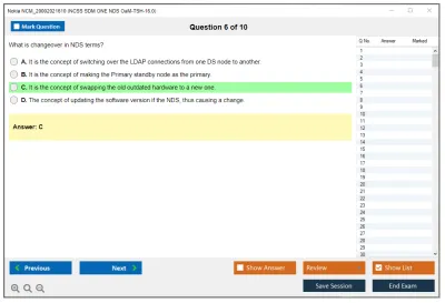 Nokia NCM_20002021610 NCSS SDM ONE NDS OaM-TSH-16.0 Practice test exam simulator test engine exam Prep practice test questions answers Image 6