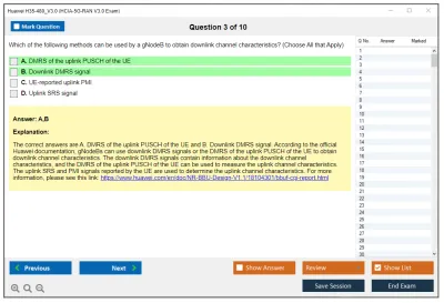 Huawei H35-480_V3.0 HCIA-5G-RAN V3.0 Exam Practice test exam simulator test engine exam Prep practice test questions answers Image 3