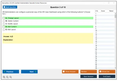 ServiceNow CIS-HR Certified Implementation Specialist-Human Resources Practice test exam simulator test engine exam Prep practice test questions answers Image 3