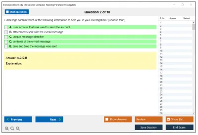 ECCouncil EC0-349 ECCouncil Computer Hacking Forensic Investigator Practice test exam simulator test engine exam Prep practice test questions answers Image 2