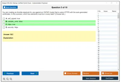 Netapp NS0-402 NetApp Certified Hybrid Cloud Implementation Engineer Practice test exam simulator test engine exam Prep practice test questions answers Image 5