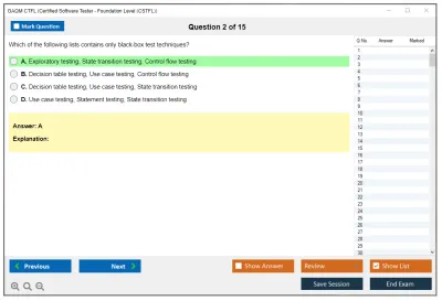 GAQM CTFL Certified Software Tester - Foundation Level (CSTFL) Practice test exam simulator test engine exam Prep practice test questions answers Image 2