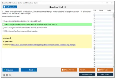 Google LookML-Developer Looker LookML Developer Exam Practice test exam simulator test engine exam Prep practice test questions answers Image 10