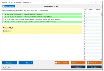 Huawei H12-211_V2.2 HCIA-Routing &amp; Switching V2.2 Practice test exam simulator test engine exam Prep practice test questions answers Image 4