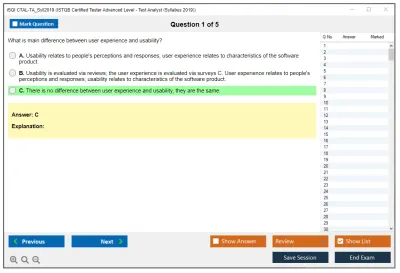 iSQI CTAL-TA_Syll2019 ISTQB Certified Tester Advanced Level - Test Analyst (Syllabus 2019) Practice test exam simulator test engine exam Prep practice test questions answers Image 1