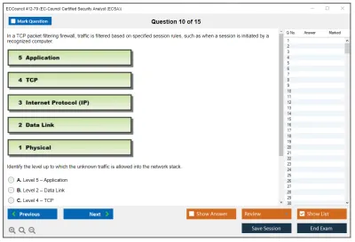 ECCouncil 412-79 EC-Council Certified Security Analyst (ECSA) Practice test exam simulator test engine exam Prep practice test questions answers Image 10