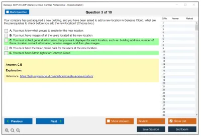 Genesys GCP-GC-IMP Genesys Cloud Certified Professional - Implementation Practice test exam simulator test engine exam Prep practice test questions answers Image 3