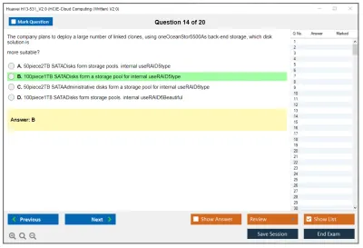 Huawei H13-531_V2.0 HCIE-Cloud Computing (Written) V2.0 Practice test exam simulator test engine exam Prep practice test questions answers Image 14