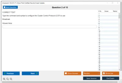 Checkpoint 156-915.77 Check Point Certified Security Expert Update Practice test exam simulator test engine exam Prep practice test questions answers Image 2
