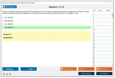ECCouncil 212-89 EC Council Certified Incident Handler (ECIH v3) Practice test exam simulator test engine exam Prep practice test questions answers Image 1