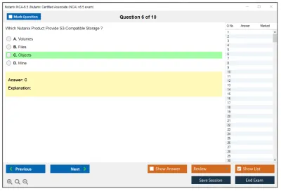 Nutanix NCA-6.5 Nutanix Certified Associate (NCA) v6.5 exam Practice test exam simulator test engine exam Prep practice test questions answers Image 6