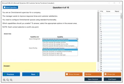 Microsoft MB-230 Microsoft Dynamics 365 for Customer Service Practice test exam simulator test engine exam Prep practice test questions answers Image 4
