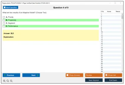 Pegasystems PEGAPCDS86V1 Pega Certified Data Scientist (PCDS) 86V1 Practice test exam simulator test engine exam Prep practice test questions answers Image 4