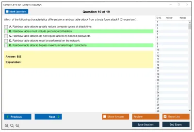 CompTIA SY0-501 CompTIA  Security+ Practice test exam simulator test engine exam Prep practice test questions answers Image 10
