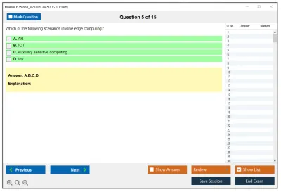 Huawei H35-660_V2.0 HCIA-5G V2.0 Exam Practice test exam simulator test engine exam Prep practice test questions answers Image 5