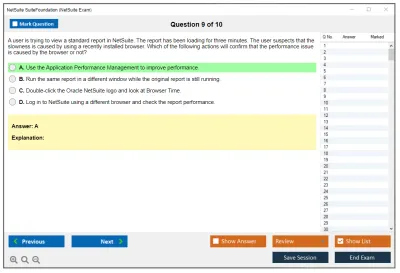 NetSuite SuiteFoundation NetSuite SuiteFoundation Exam Practice test exam simulator test engine exam Prep practice test questions answers Image 9